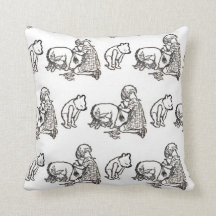 Winnie the Pooh Esquisse originale lancer oreiller