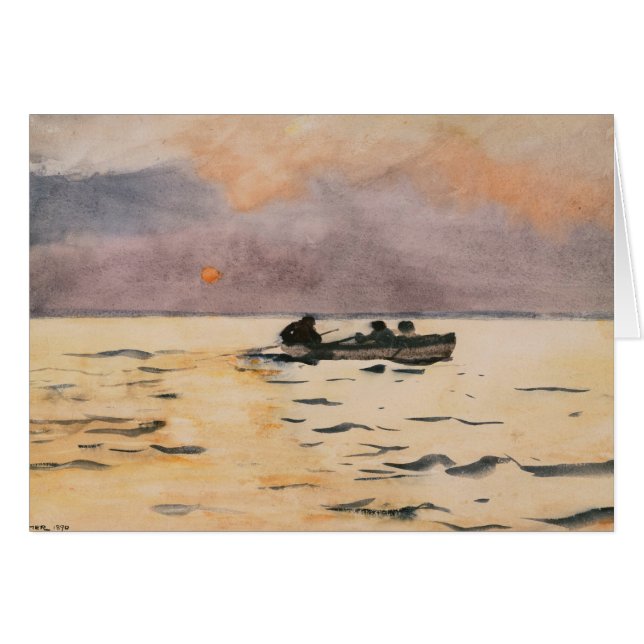Winslow Homer - Rowing Home (Devant horizontal)