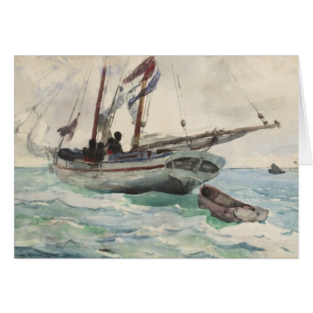 Winslow Homer - Schooner - Nassau (Devant horizontal)