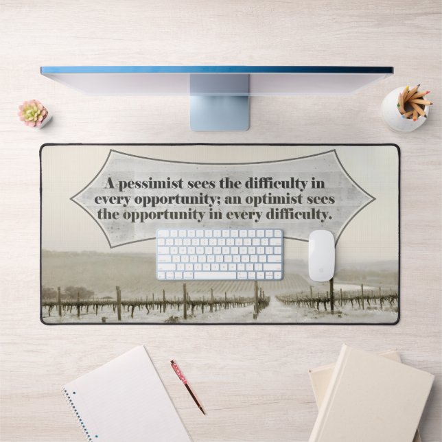 Winston Churchill Citation Inspirationnelle Opport (Bureau 1)
