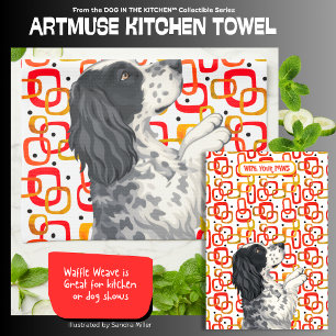 WINSTON English Setter - Serviettes de cuisine Ar