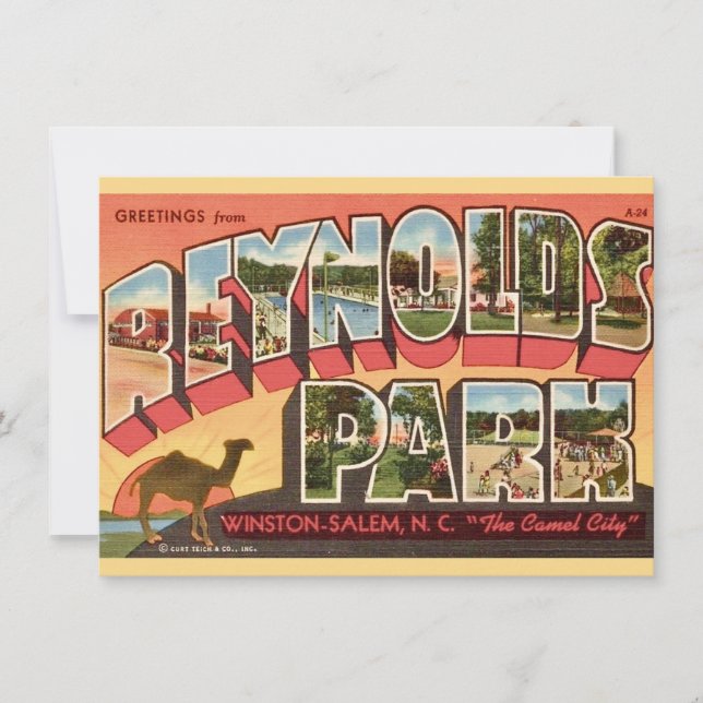 Winston Salem NC Moving Faire-part (Devant)