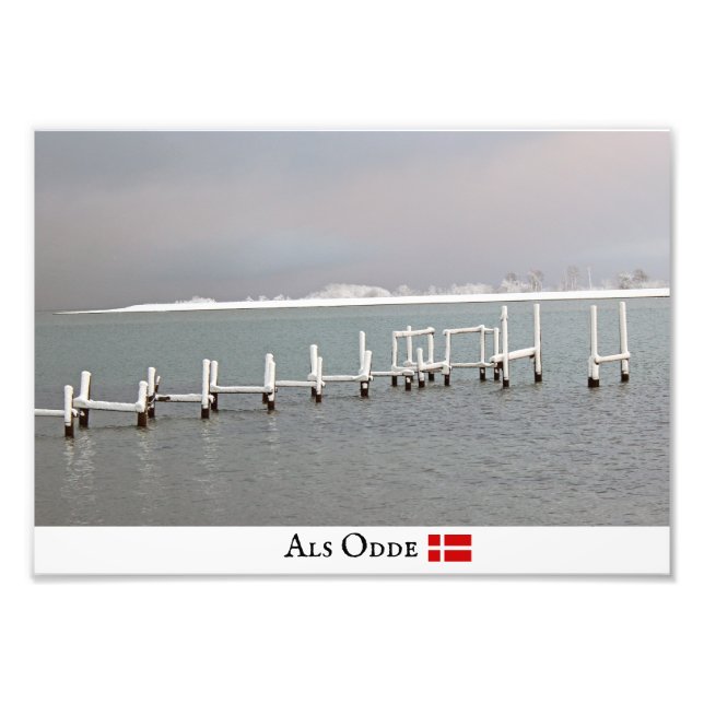 Winter Als Odde/Danemark Photo Imprimer! (Devant)