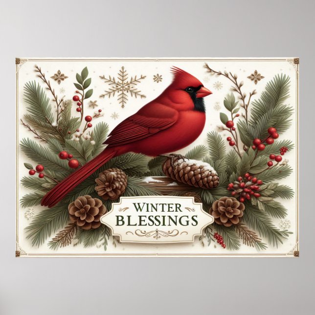 Winter Blessings Poster (Devant)