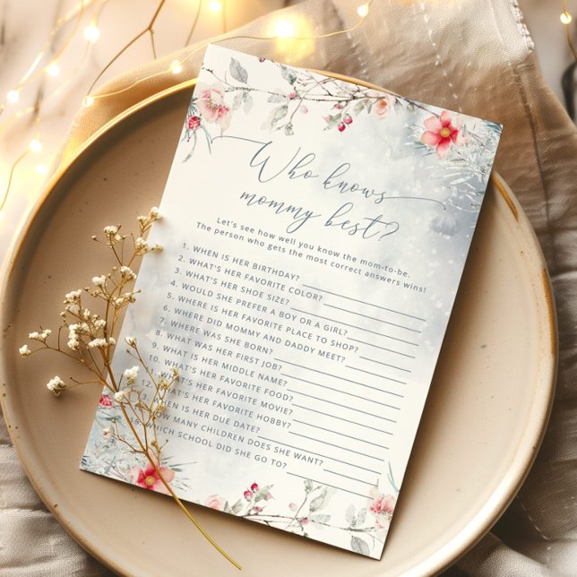 Winter blue Qui connaît maman meilleur jeu de baby (Créateur téléchargé)