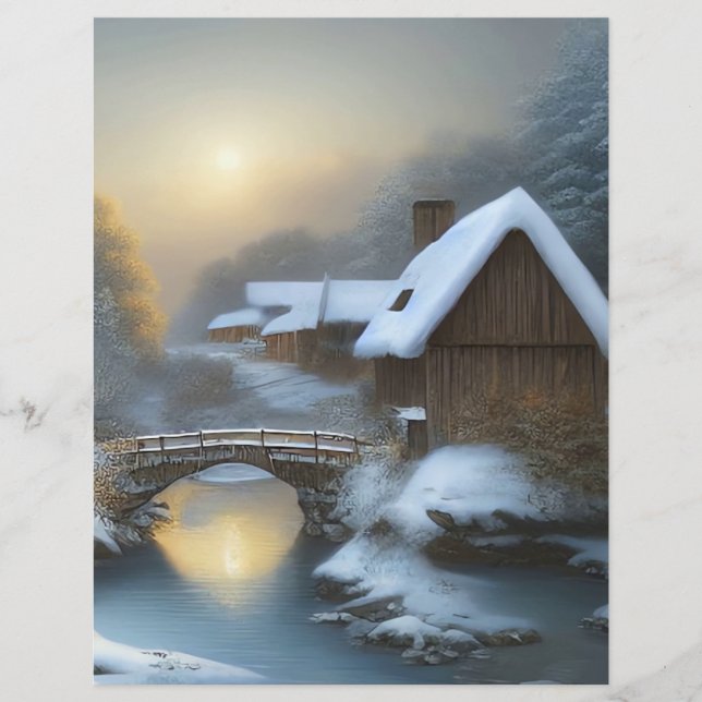 Winter cottage (Devant)