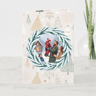 Winter Family Moments – Snowy Invitation Card"