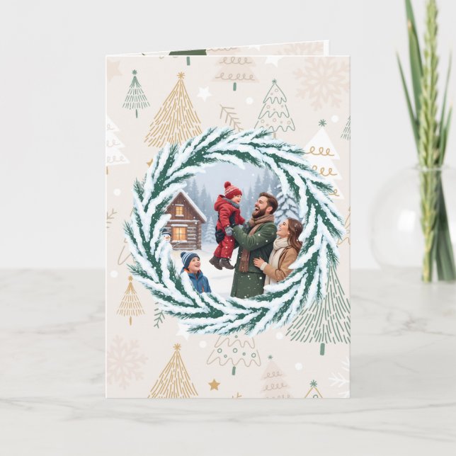 Winter Family Moments – Snowy Invitation Card" (Devant)