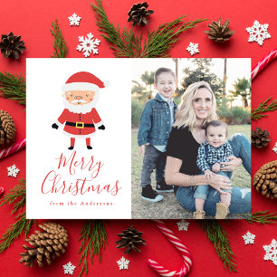 Winter Friends   Carte de vœux de Noël du Père Noë
