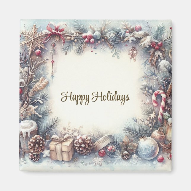 Winter Holiday Magnet (Devant)