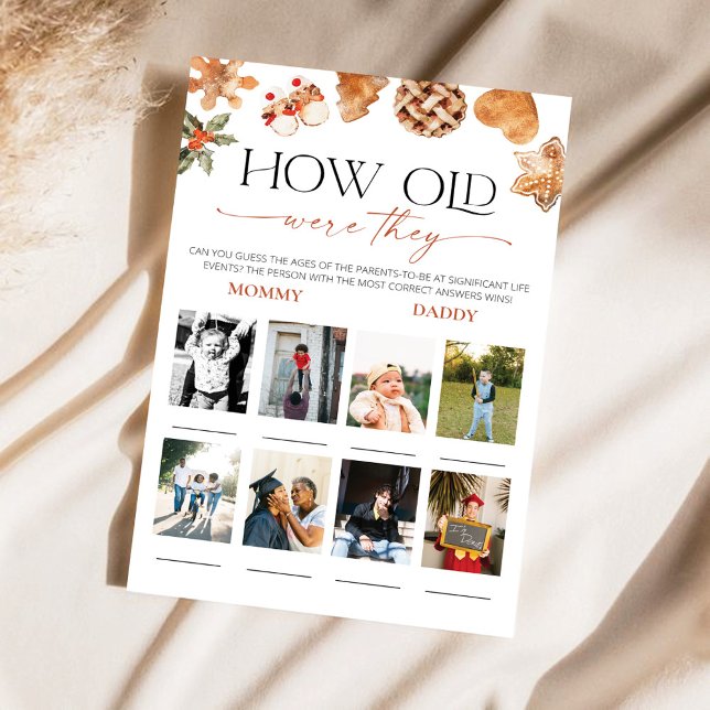 Winter How Old Were They Baby Shower Game (Créateur téléchargé)