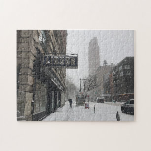 Winter in NYC New York Snowstorm Photo Puzzle