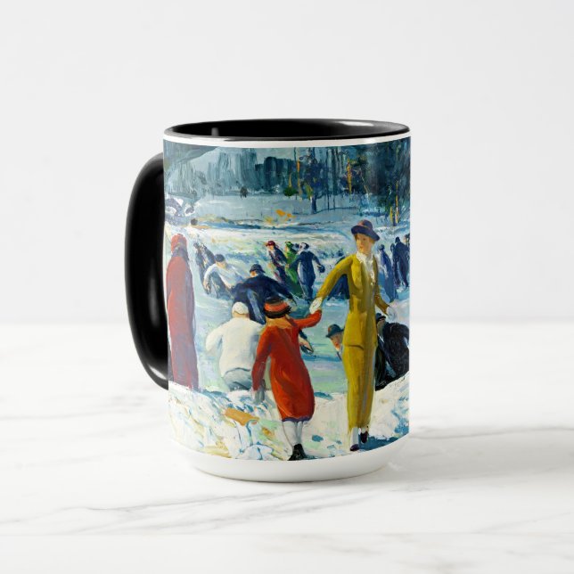 Winter Joy – Bellows Ice Skating Mug (Devant gauche)