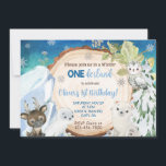 Winter Onederland 1er, invitation de premier anniv<br><div class="desc">animaux de l'Arctique,  l'hiver onederland 1er,  invitation de fête de premier anniversaire. 1er,  invitation de premier anniversaire. Invitation d'hiver. La taille est de 5x7. Pour d'autres articles correspondants,  toute question ou pour des commandes personnalisées s'il vous plaît contactez-moi. Merci.</div>