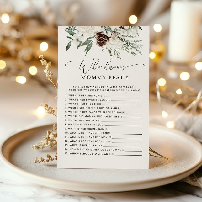 Winter Qui connaît maman meilleur jeu de baby show (Créateur téléchargé)