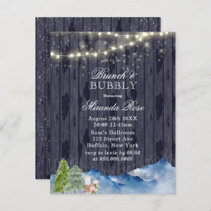 Winter Wonderland   Brunch & Bubbly Invitations