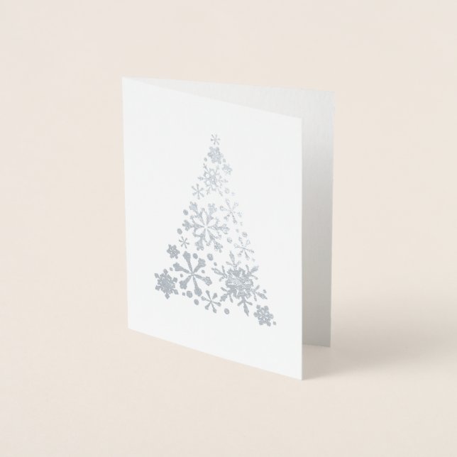 WINTER WONDERLAND Carte de vacances Silver (Devant)