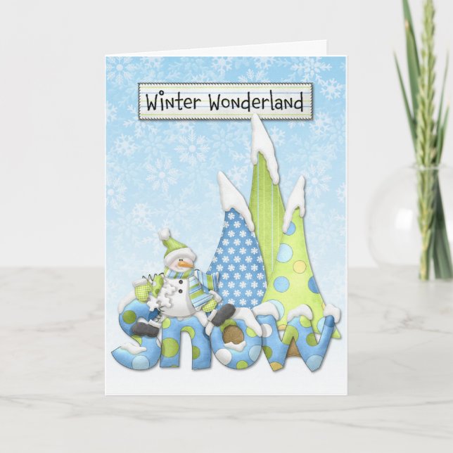 Winter Wonderland Cartes de voeux (Devant)