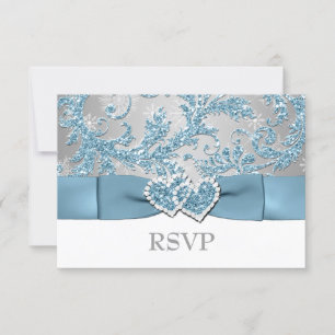 Winter Wonderland, Coeurs joints Mariage RSVP 2