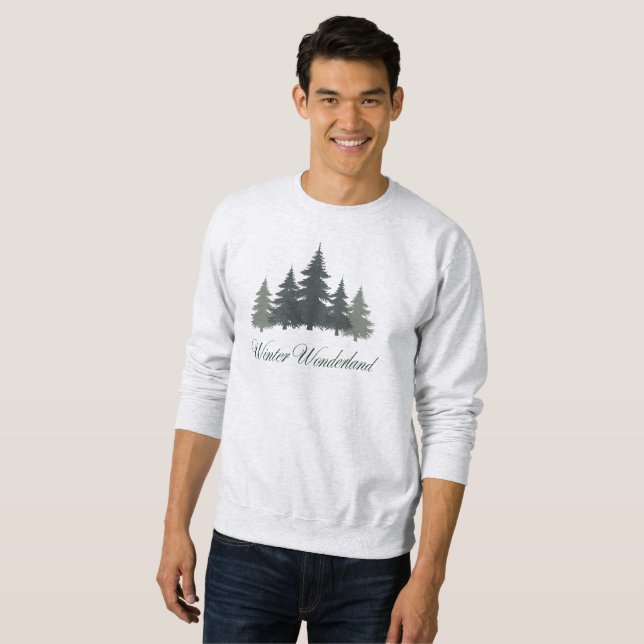 Winter Wonderland Men's sweatshirt (Devant entier)