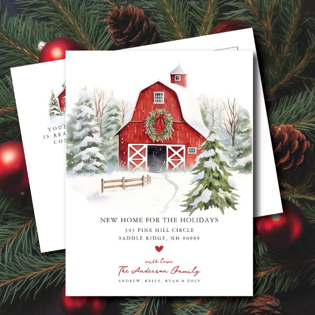 Winter Wonderland Moving Faire-part (Créateur téléchargé)