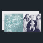 Winter Wonderland Noël Carte photo de vacances<br><div class="desc">Winter Wonderland Noël Carte photo de Noël. Customisez avec votre propre photo et ajoutez n'importe quel texte.</div>