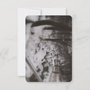 Winter Wonderland Scottish Poem Carte d'anniversai