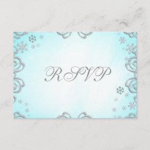 Winter Wonderland Snowflakes carte RSVP