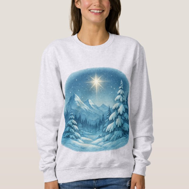 Winter Wonderland Snowland Sweatshirt de forêt | C (Devant)