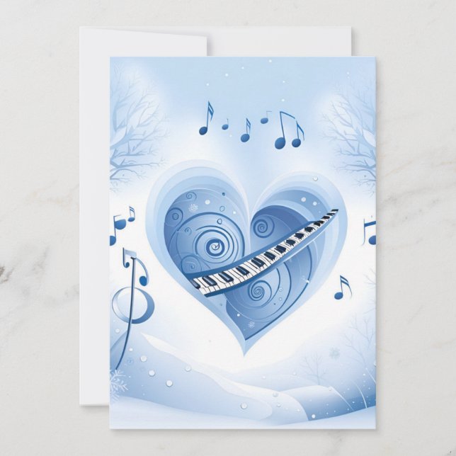 Winter Wonderland Wedding Invitations (Devant)