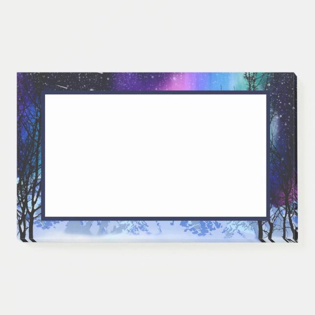 Winter Wonderlights Post-it Notes (Devant)