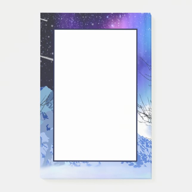 Winter Wonderlights Post-it Notes (Devant)