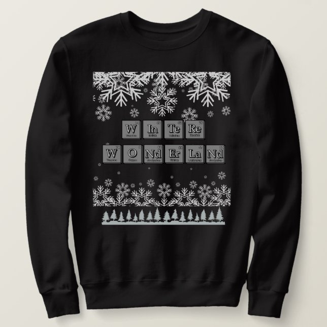 WInTeRe WONdErLaNd orthographe sweatshirt (Design devant)