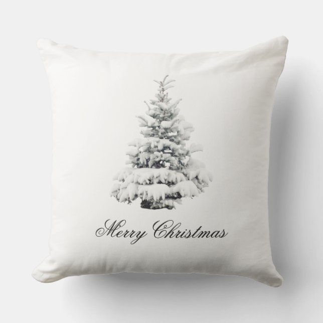 WINTERLAND Noël grand coussin extérieur jetable (Recto)