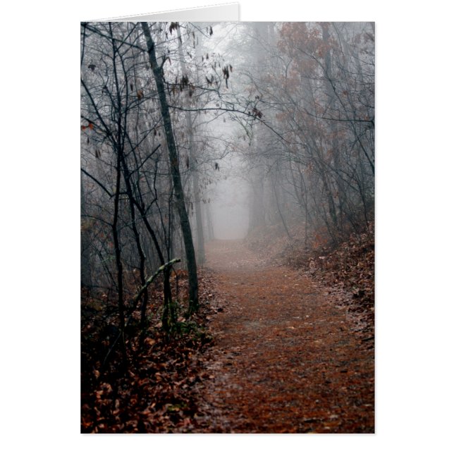 Winters Fog - Pas de fin en vue sur le sentier Cad (Devant)