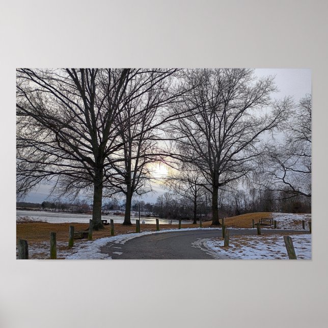 Wintertime at the Park Poster (Devant)