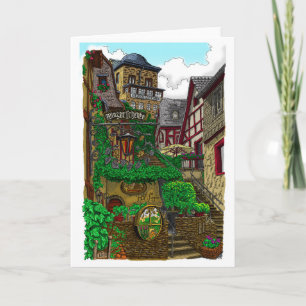 Winzerschenke - Couleur - Carte de voeux