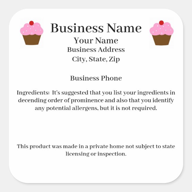 Wisconsin Cottage Law étiquette maison boulangerie (Devant)