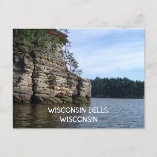 WISCONSIN DELLS, WISCONSIN carte postale souvenir
