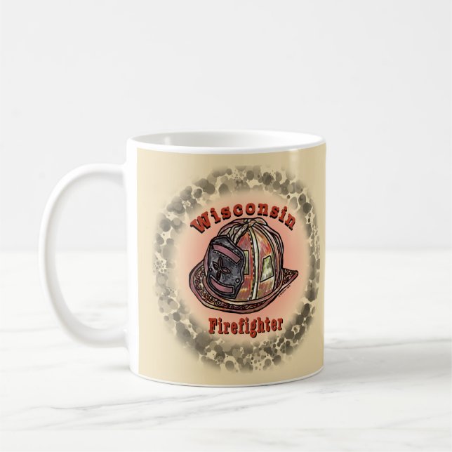 Wisconsin Pompier mug (Gauche)