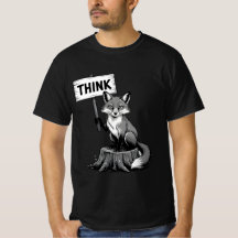 Wise Fox pense Vintage animal droits T-shirt