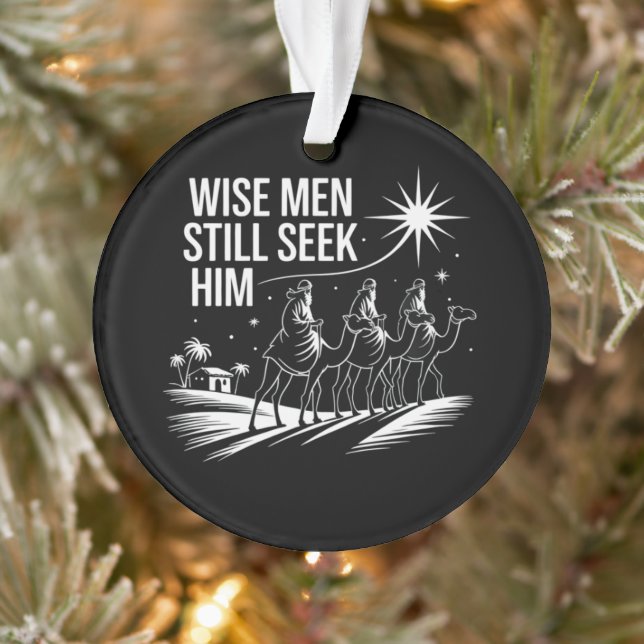 Wise Men Still Seek Him Christian Christmas Jésus (Arbre)