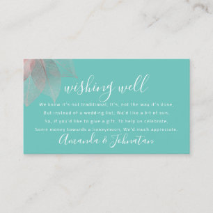 Wishing Well For Faire-part de mariage Delicate