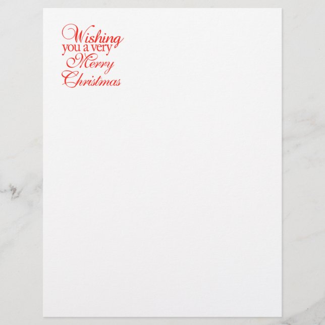 Wishing you a very merry christmas ! (Devant)