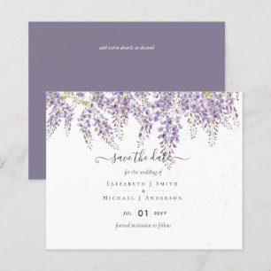 Wisteria Épargnez Dates Mariage Dusty Purple BUDGE