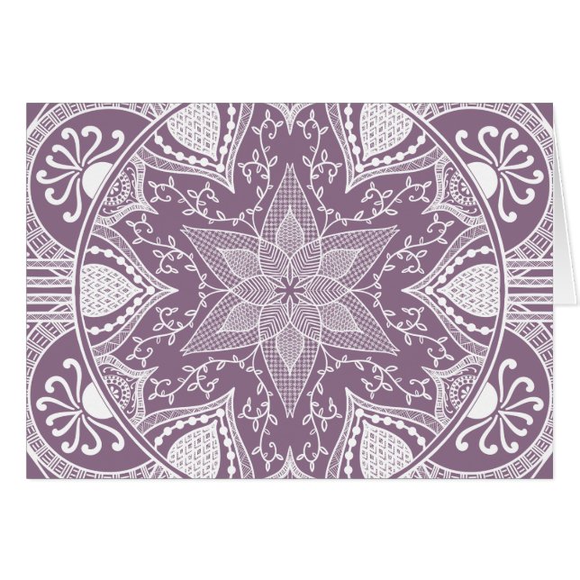 Wisteria Mandala (Devant horizontal)