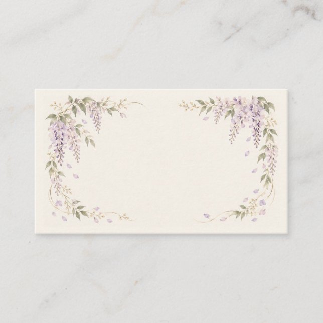 Wisteria Wedding Invitation (Devant)