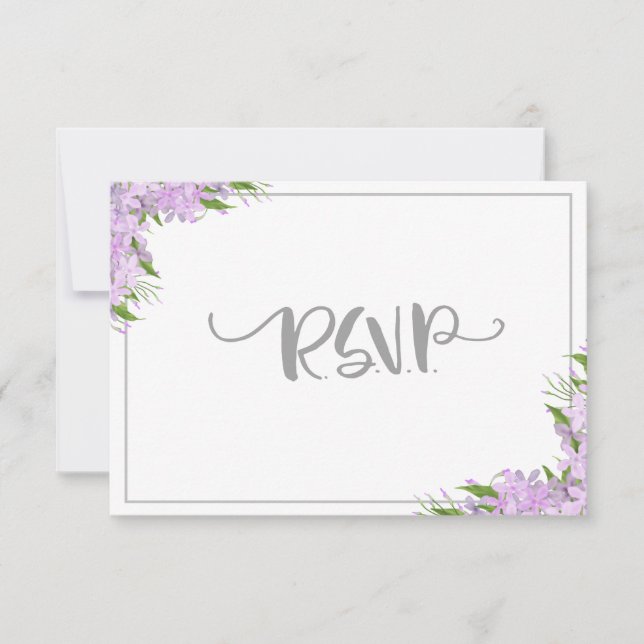 Wisteria Wedding RSVP (Devant)