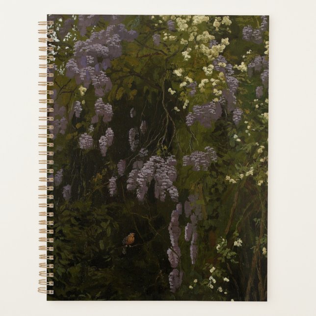 Wisterias en fleur - Composition florale (Devant)