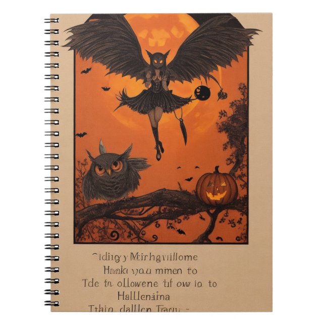 Witchen Wonders Halloween Carnet (Devant)